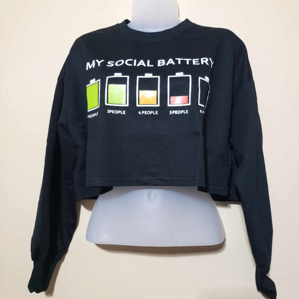 Jack Daws Social Cropped Pullover